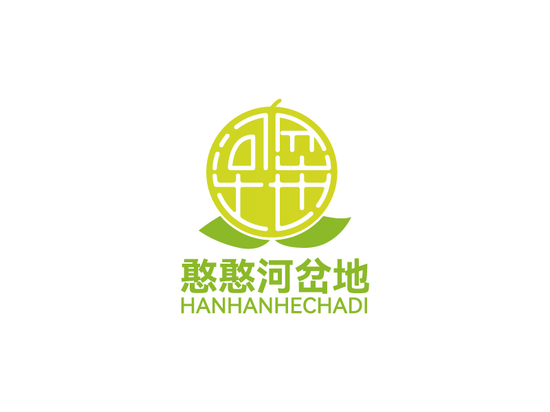 杨忠的憨憨河岔地logo设计