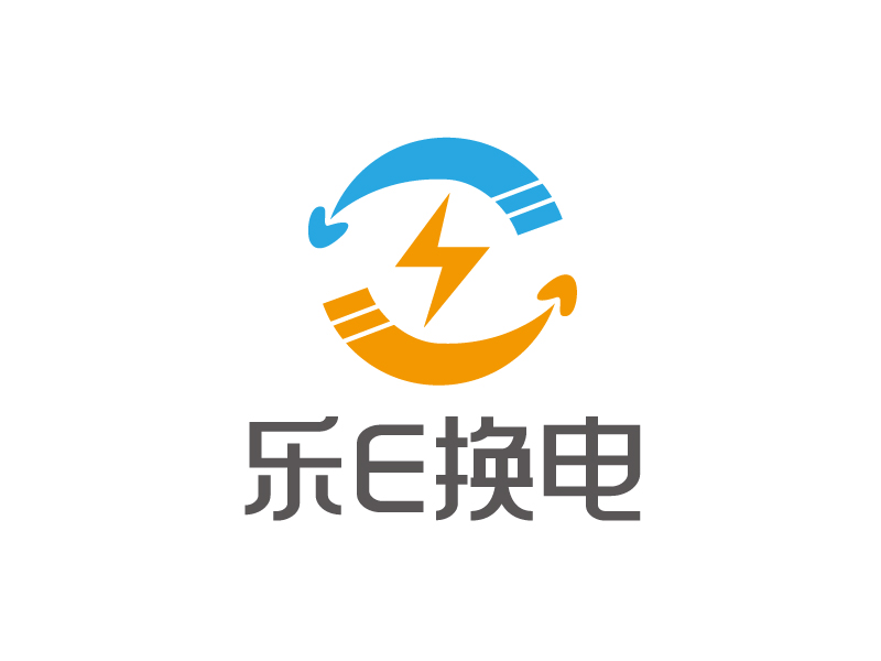 张俊的乐E换电logo设计