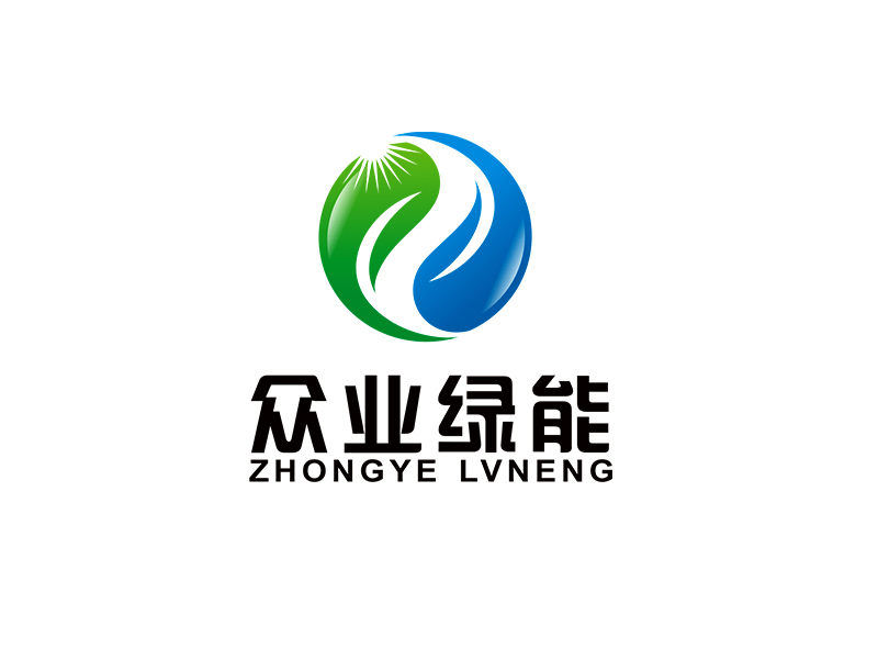 李杰的众业绿能logo设计