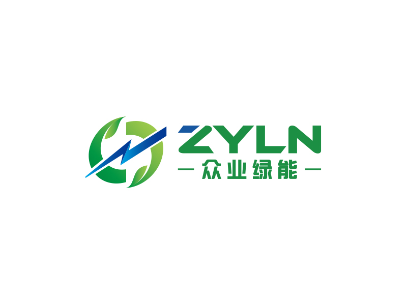 众业绿能logo设计