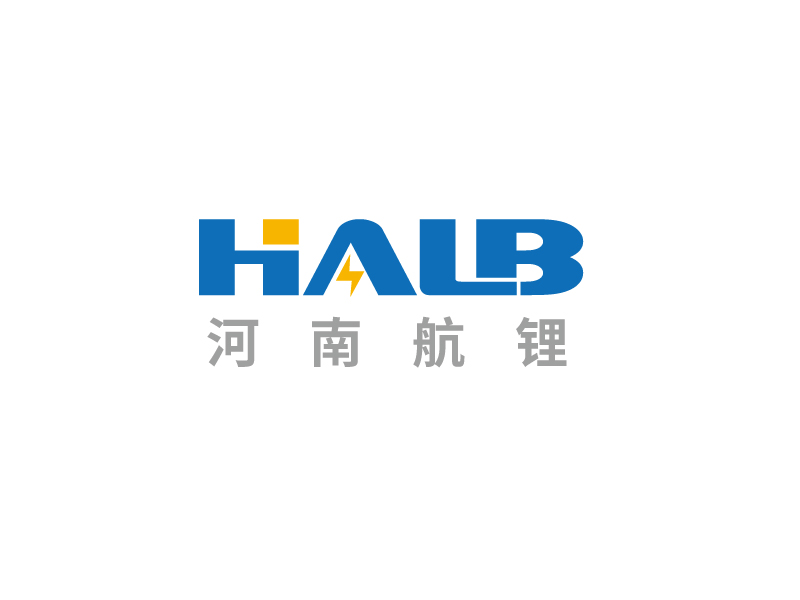 张俊的logo名称：halb，公司名称：河南航锂新能源科技有限公司logo设计