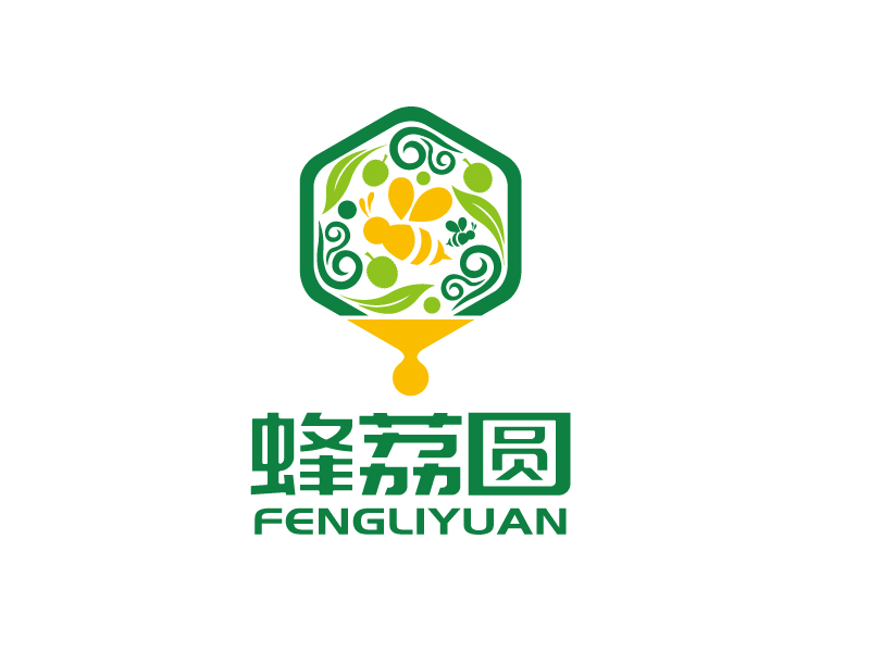 张俊的蜂荔圆logo设计