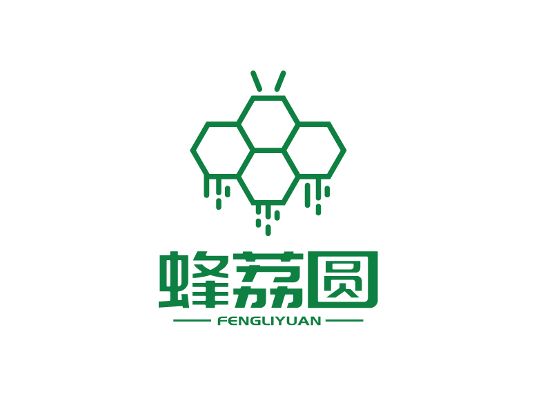 张俊的蜂荔圆logo设计