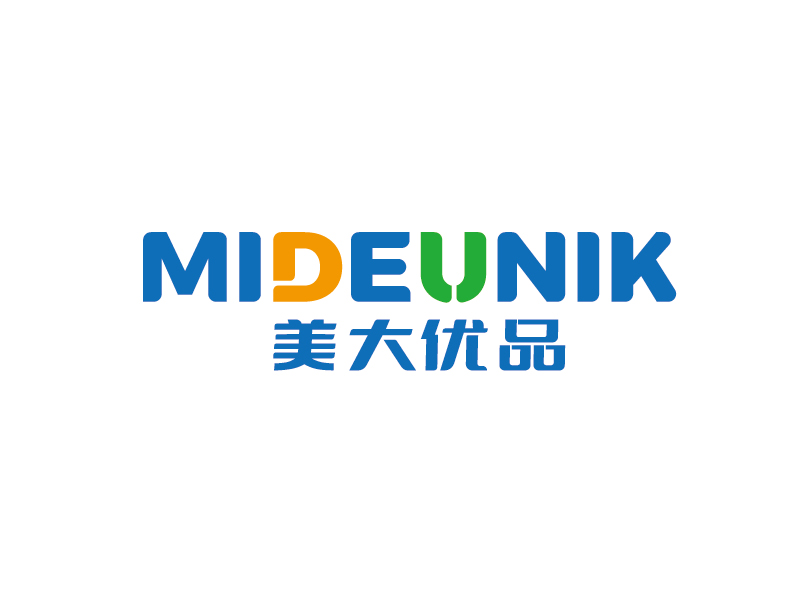 李宁的MideUnik   美大优品logo设计
