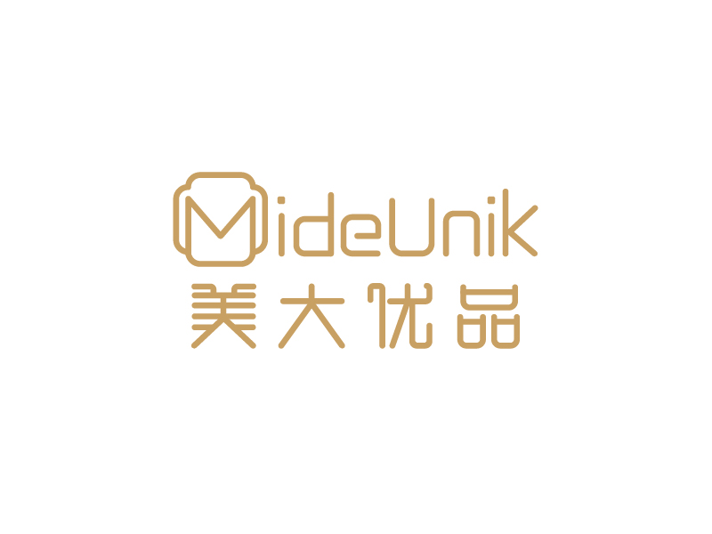 张俊的MideUnik   美大优品logo设计