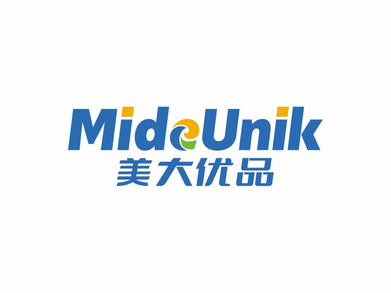 何嘉健的MideUnik   美大优品logo设计