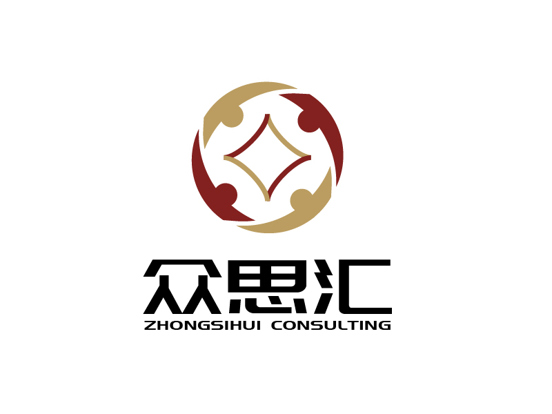 张俊的众思汇财税 zhongsihui consultinglogo设计