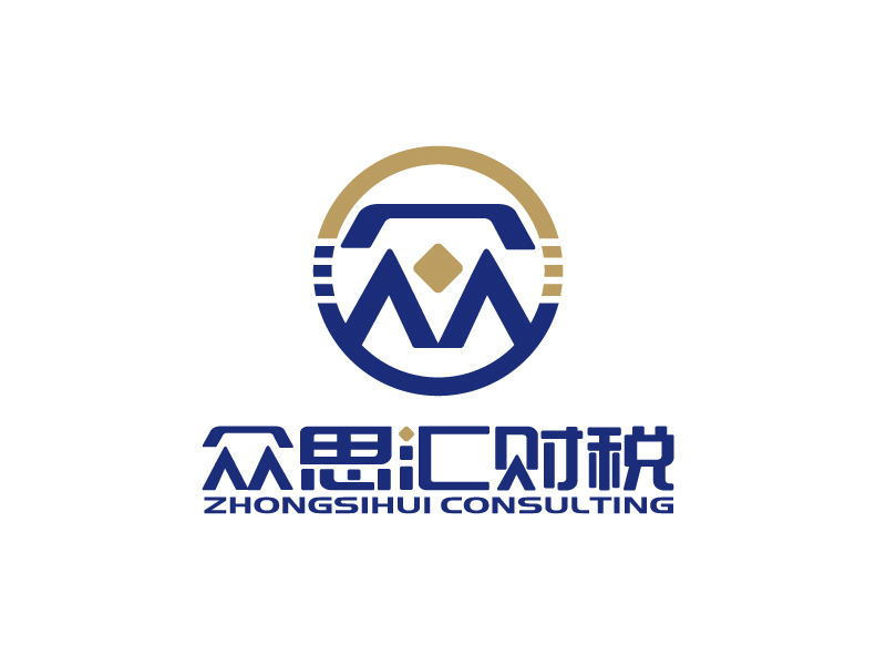 张俊的众思汇财税 zhongsihui consultinglogo设计