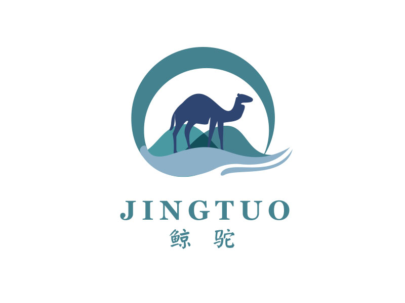 朱红娟的鲸驼logo设计