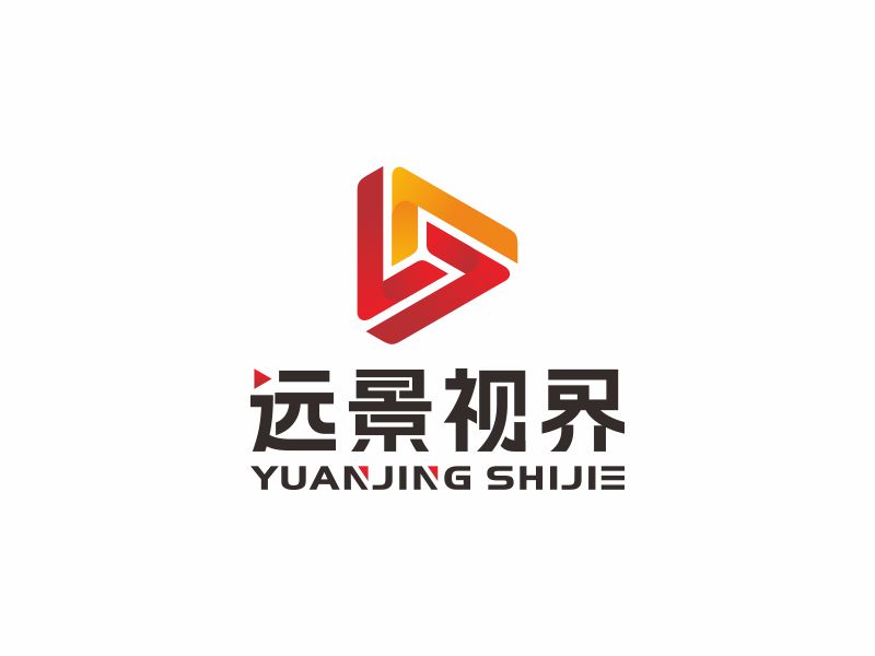 何嘉健的北京远景视界文化传媒有限公司logo设计