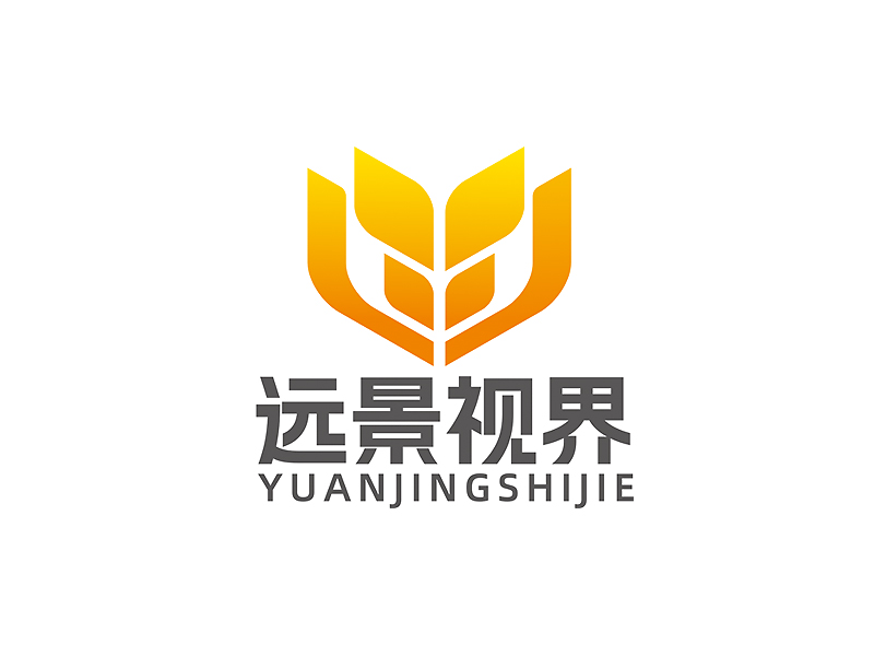 赵鹏的北京远景视界文化传媒有限公司logo设计