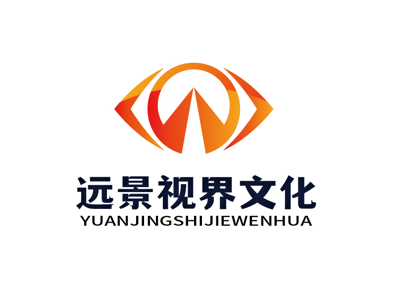 张俊的北京远景视界文化传媒有限公司logo设计