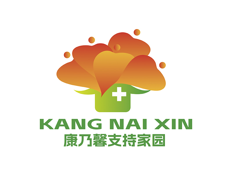 邹紫的康乃馨支持家园logo设计