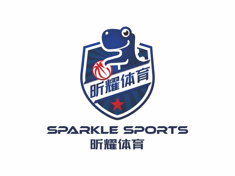 陈国伟的昕耀体育，副标题：SPARKLE SPORTSlogo设计