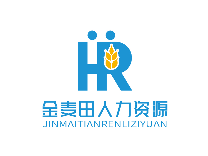 张俊的合肥金麦田人力资源服务有限公司logo设计