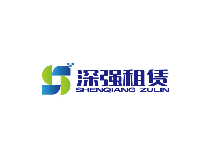杨忠的深强租赁logo设计