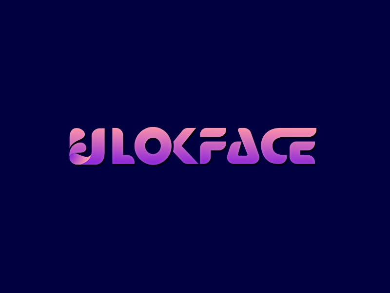 李杰的ULOKFACE·洗脸logo设计
