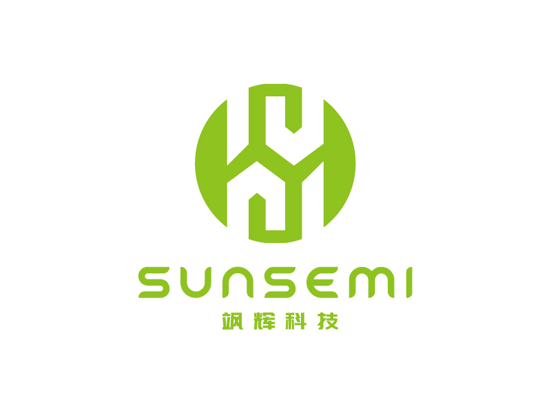 李宁的Sunsemi/飒辉科技(苏州)有限公司logo设计