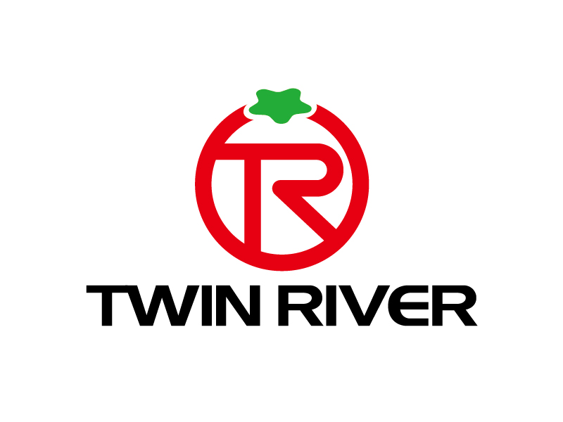 张俊的TWIN RIVER工厂LOGO设计logo设计