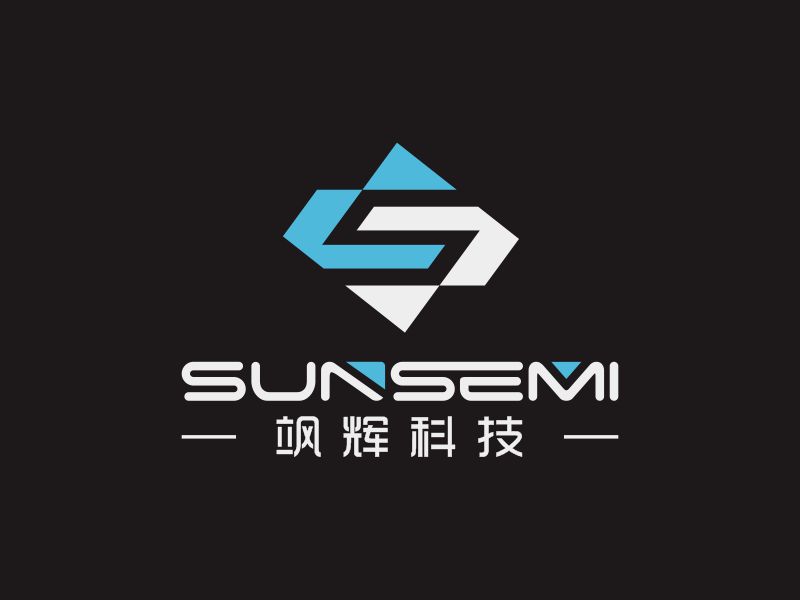 何嘉健的Sunsemi/飒辉科技(苏州)有限公司logo设计