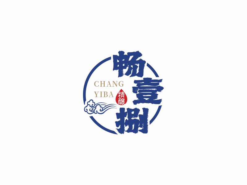 何嘉健的畅壹捌 印章LOGOlogo设计