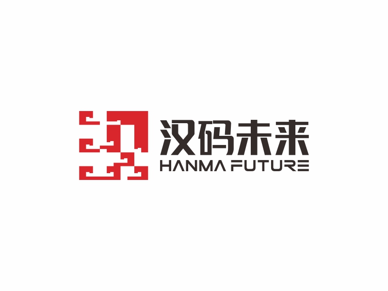 陈国伟的公司名：汉码教育科技（无锡）有限公司    品牌名：汉码未来logo设计