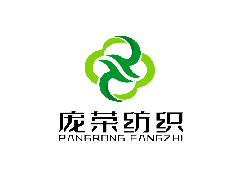 李杰的苏州庞荣纺织有限公司logo设计
