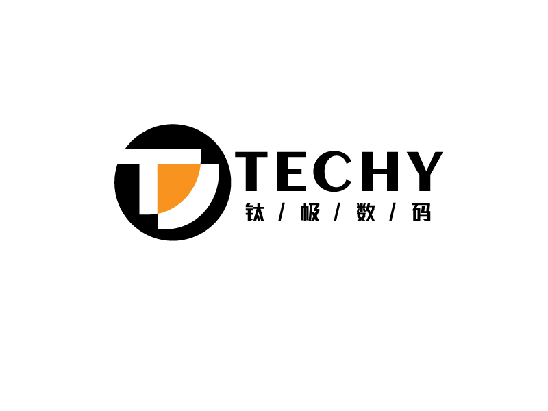 李宁的钛极TECHYlogo设计