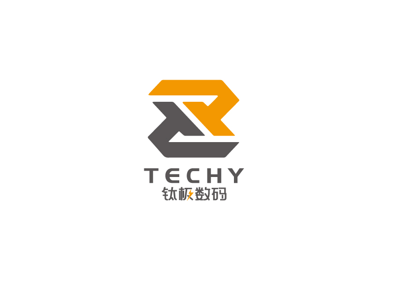 秦光华的钛极TECHYlogo设计