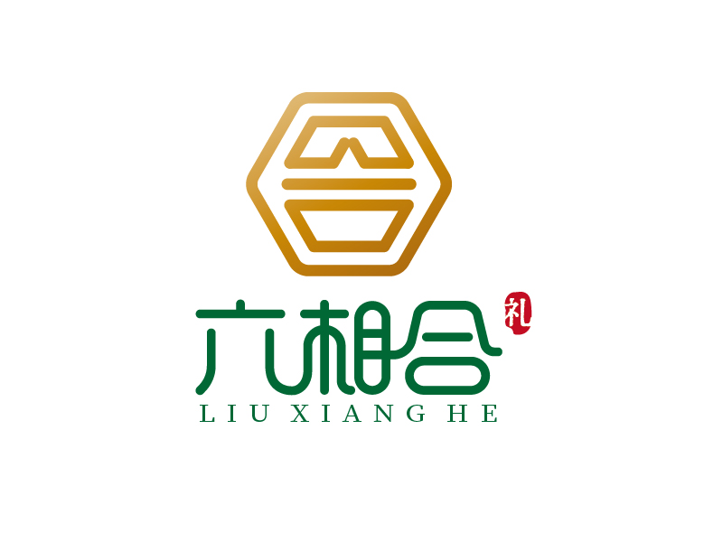 张俊的六相合logo设计