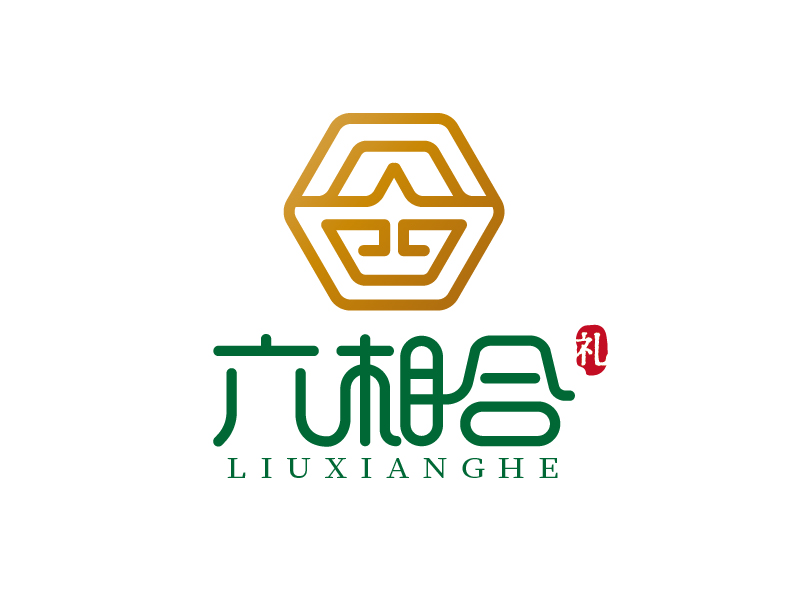 张俊的六相合logo设计