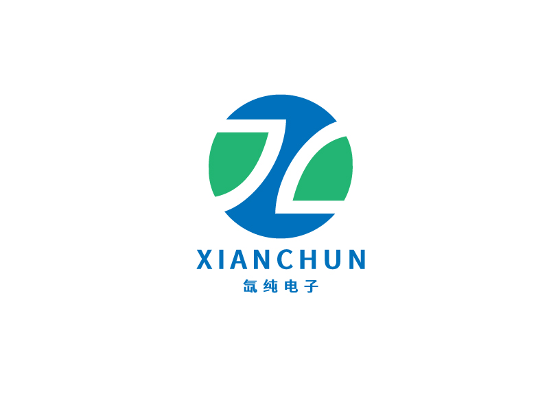 李宁的江苏氙纯电子材料有限公司logo设计