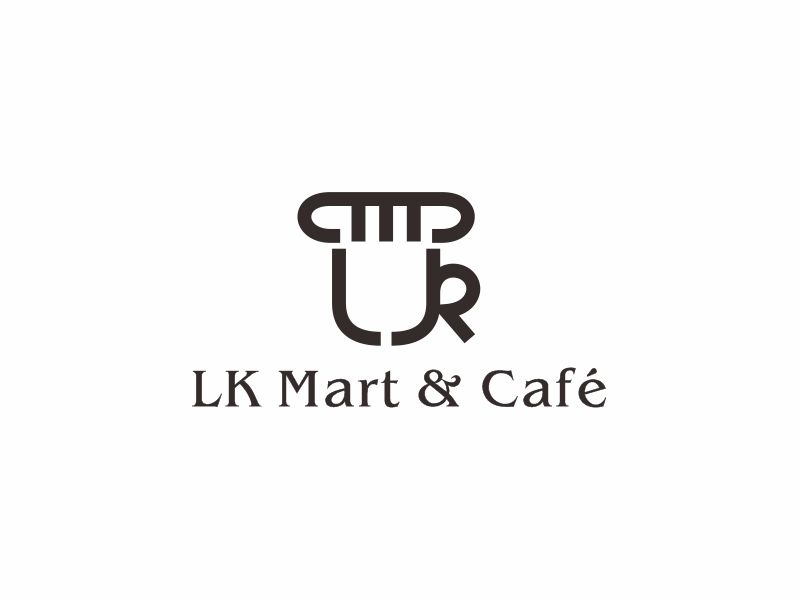 何嘉健的LK Mart & Cafe 咖啡厅定制LOGO设计logo设计