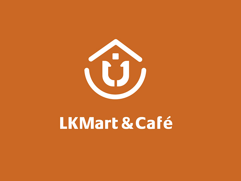 李杰的LK Mart & Cafe 咖啡厅定制LOGO设计logo设计