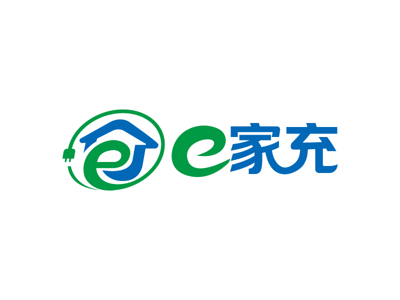 杨忠的e家充logo设计