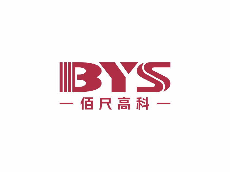 何嘉健的BYS     ----佰尺高科（北京）科技有限公司logo设计