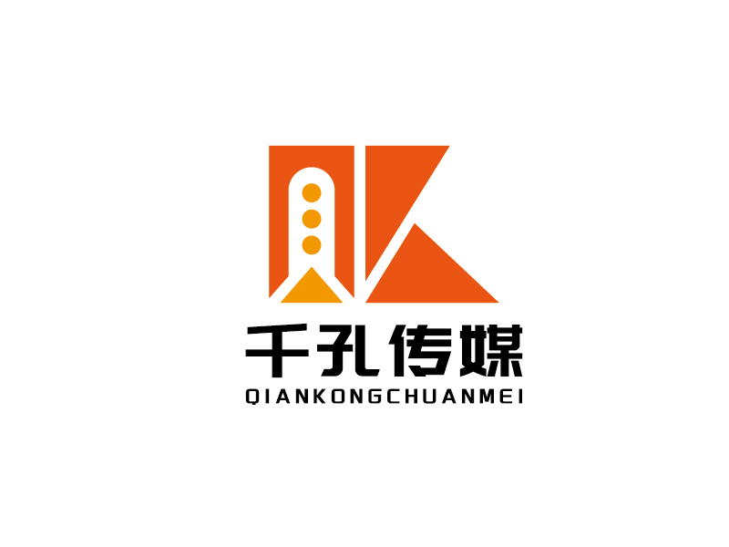李宁的千孔传媒logo设计
