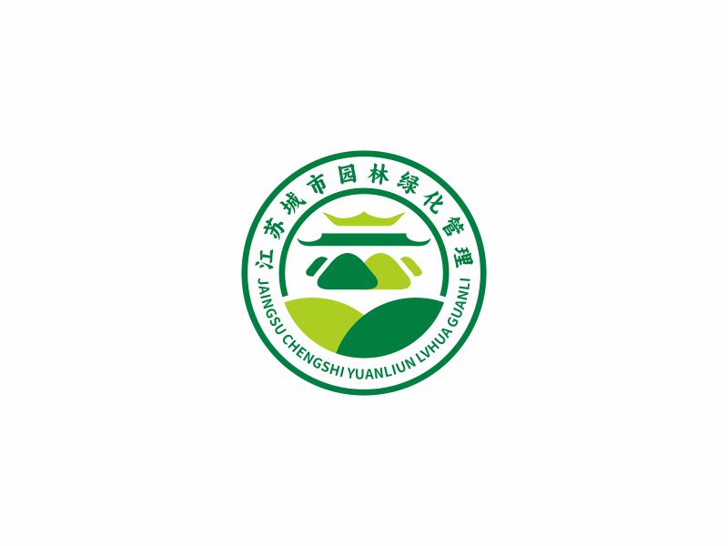 江苏城市园林绿化管理logo设计