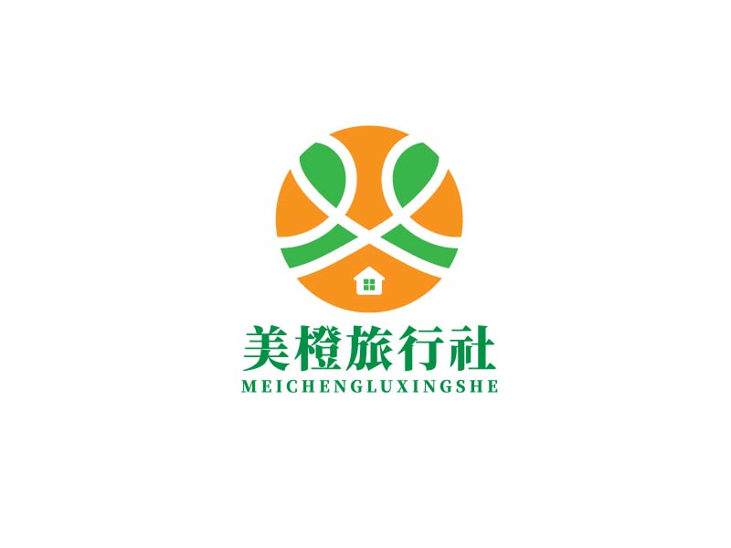 李宁的深圳市美橙旅行社有限公司logo设计