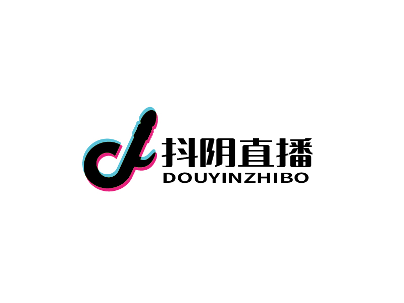 张俊的抖阴直播logo设计