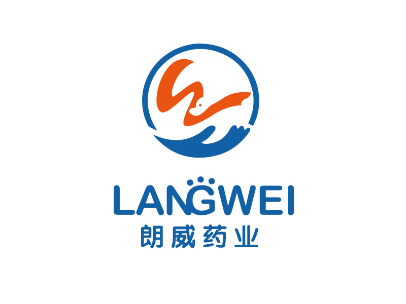 朱红娟的洛阳朗威动物药业有限公司logo设计