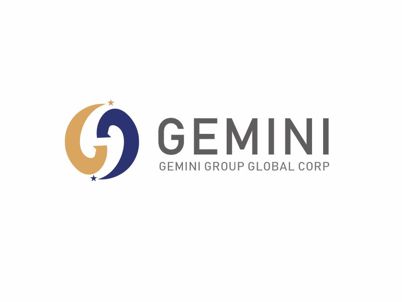 向红的Gemini/和谐(双子座)logo设计