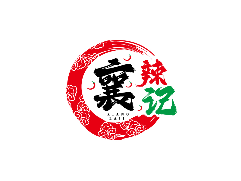 李宁的襄辣记logo设计
