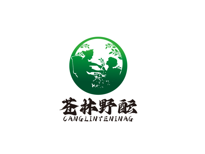 苍林野酝logo设计