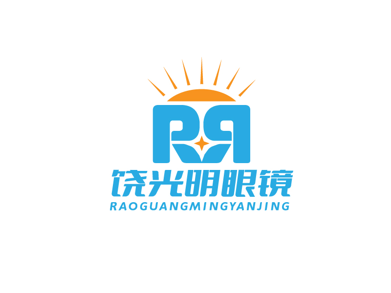李宁的饶光明眼镜logo设计