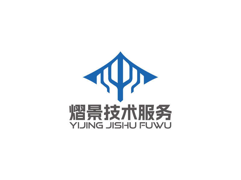 杨忠的熠景，熠景技术服务logo设计
