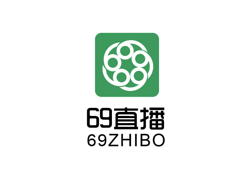 向红的69直播logo设计