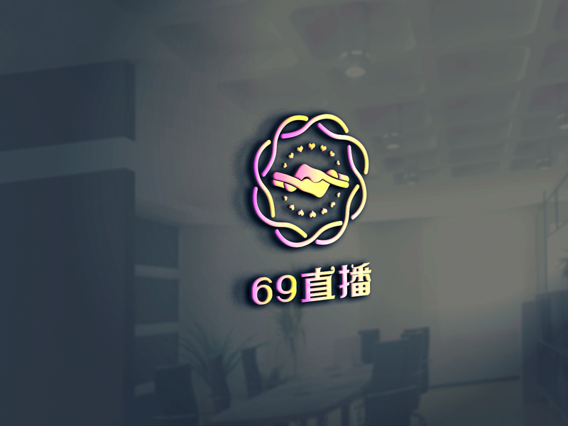 69直播logo设计