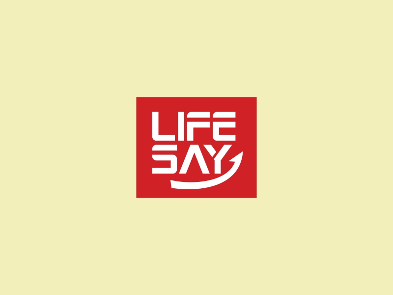 林思源的life say / LIFE SAYlogo设计
