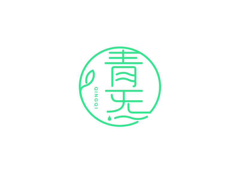 朱红娟的Logo设计 品牌：青炁logo设计